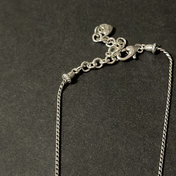 BRIGHTON TWO TONED HEART NECKLACE - Picture 3 of 6